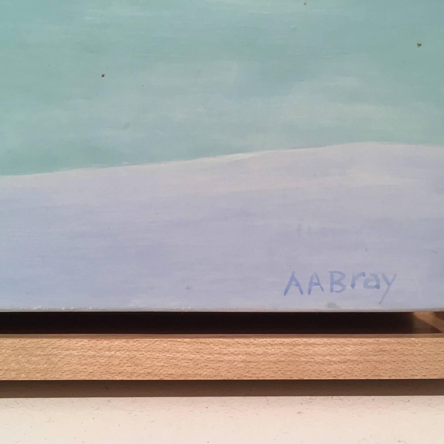 Alan Bray, January Thaw, casein on panel landscape painting, 2016 1