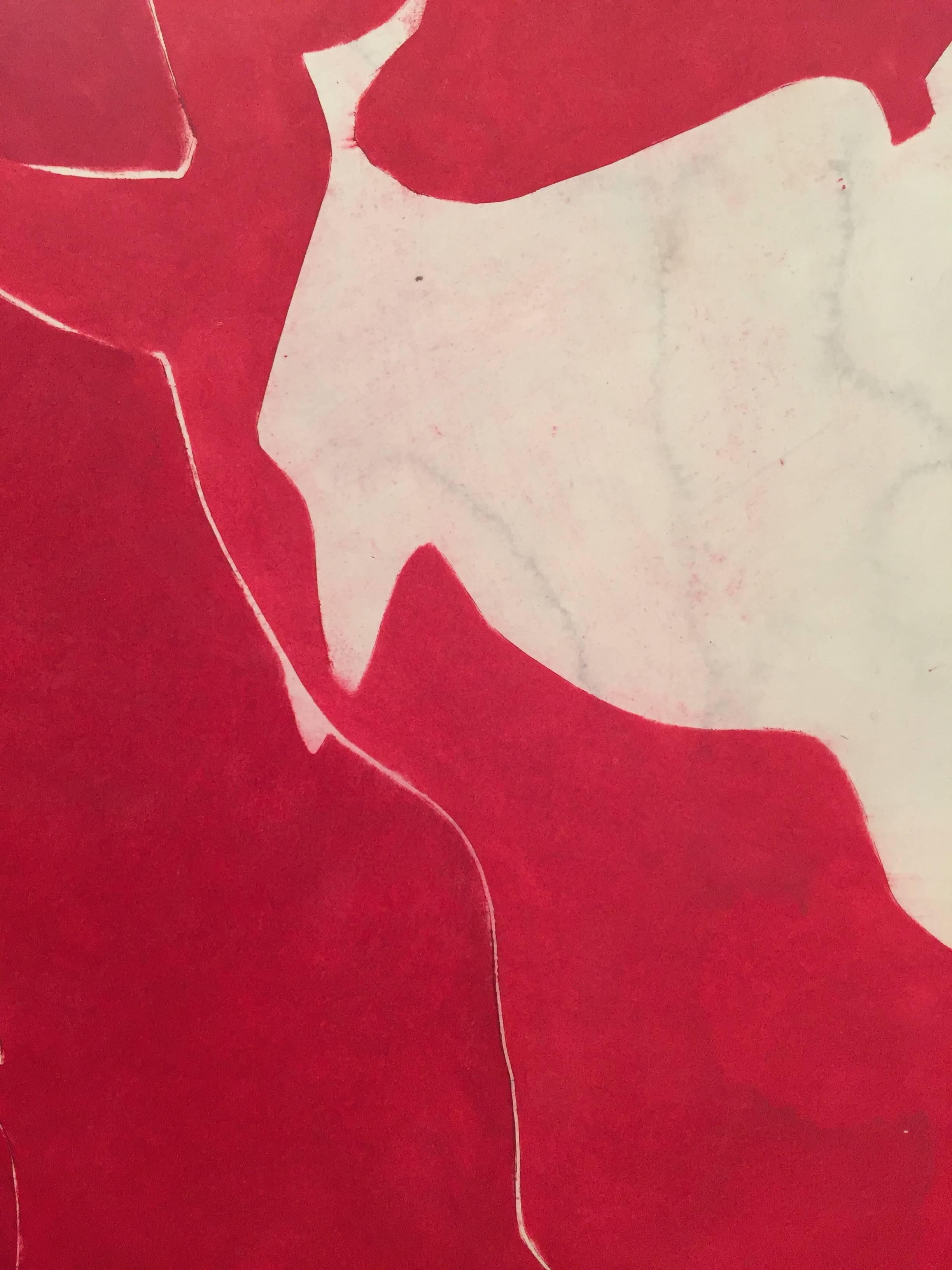 Ray Kass, Still Life 5-16-2015, abstract mixed media watercolor painting, 2015 2