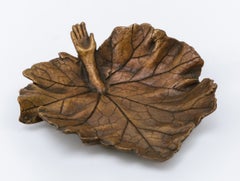 Tazza 10, Unique Bronze with Emerging Hand, 1 x 5.75 x 5 in.