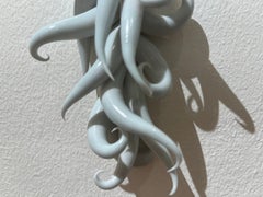 Untitled 313, Unique Wall-Mounted Biomorphic Ceramic Sculpture