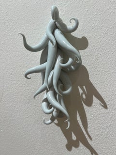 Untitled 313, Unique Wall-Mounted Biomorphic Ceramic Sculpture