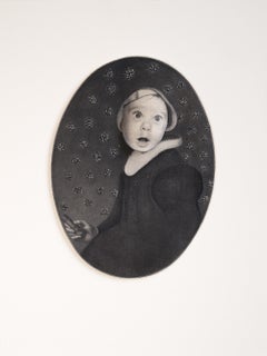 Collage di ritratti figurativi in bianco e nero, surreali, divertenti e mozzafiato, 12 x 9 in.