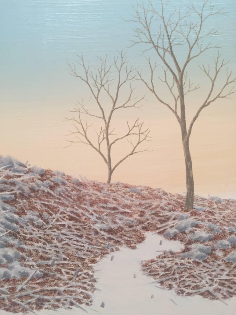 Alan Bray - Alan Bray, Clearcut with Wildlife Trees, Casein landscape ...