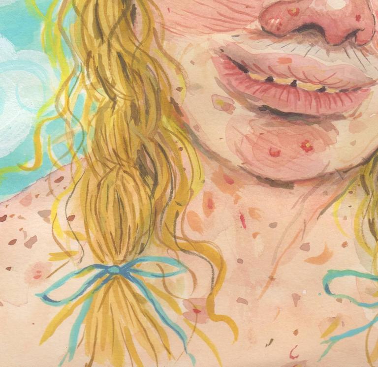 Rebecca Blue Ribbon Girl For Sale at 1stdibs