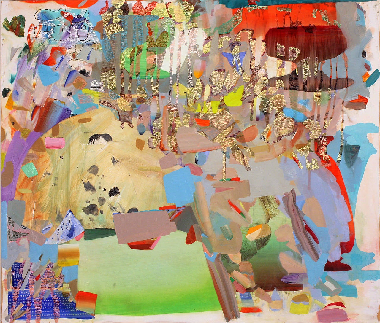 Carolyn Case Abstract Painting - High Traffic