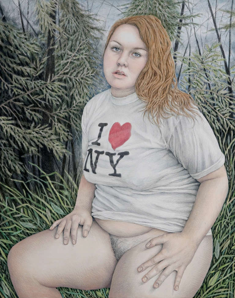 Rebecca Morgan Figurative Painting - I Love New York