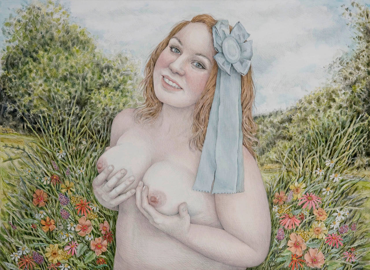 Rebecca Morgan Nude Painting - Prize Jugs