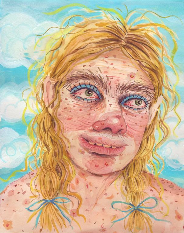 Rebecca Blue Ribbon Girl For Sale at 1stdibs