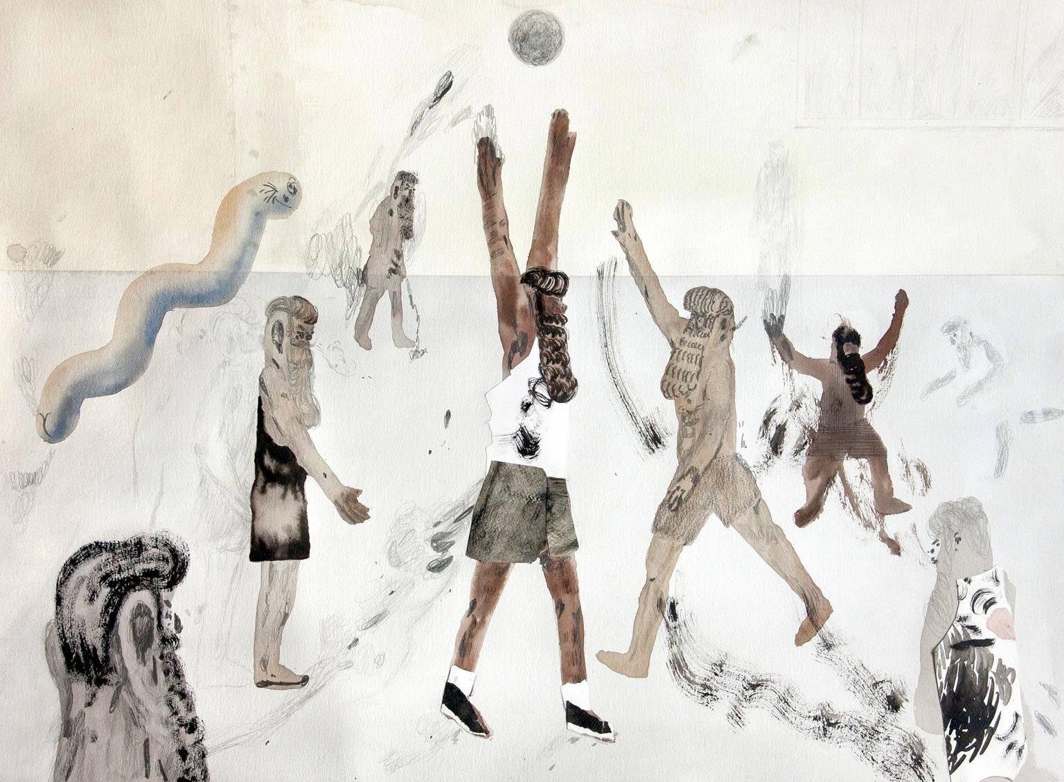 Guðmundur Thoroddsen Figurative Art - Basketball Practice V