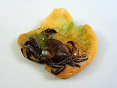 'Crab' pate de verre sculpture