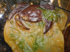 'Crab' pate de verre sculpture