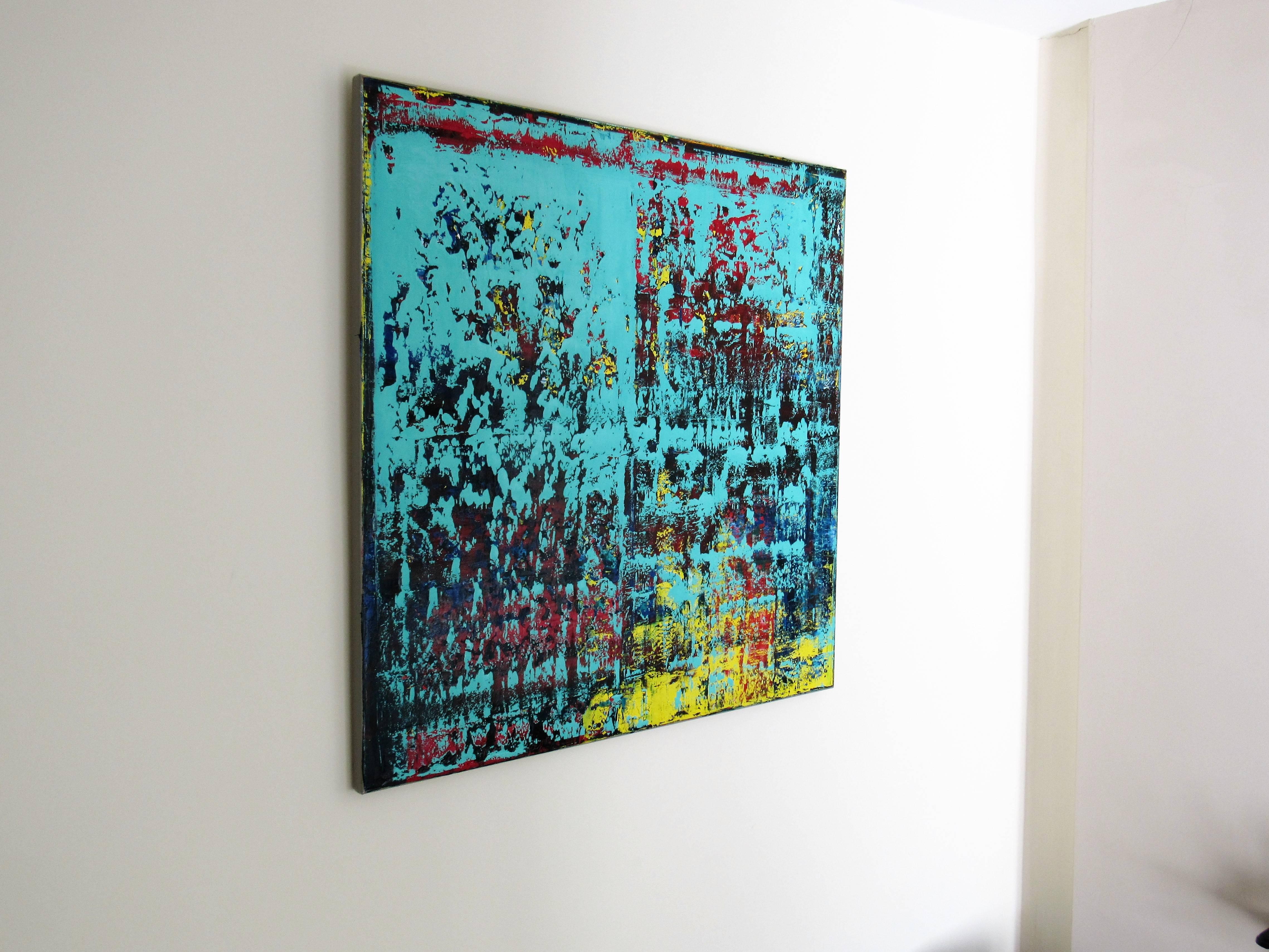Brian Neish Abstract Painting - 'Veil'