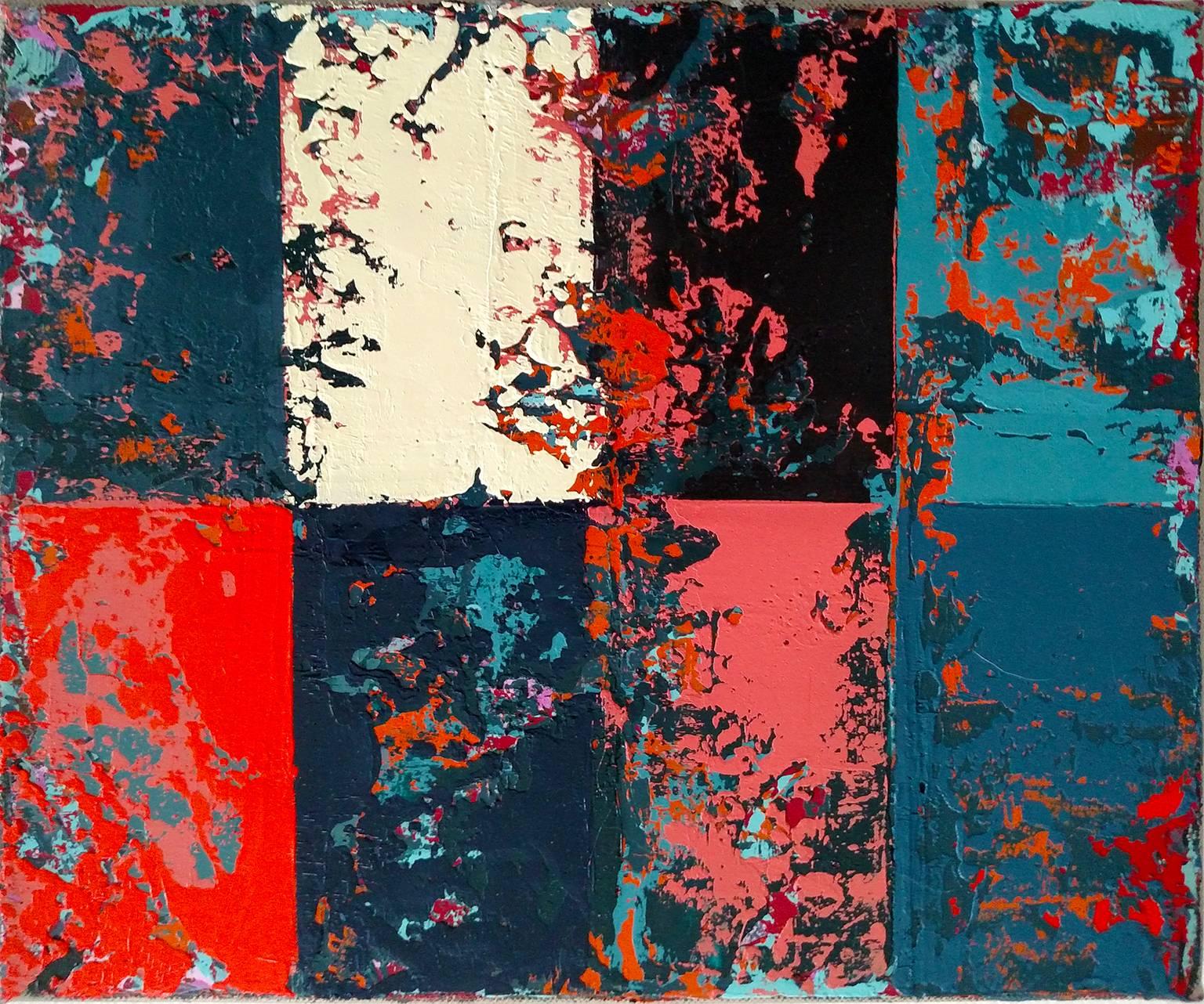 Brian Neish Abstract Painting - 'Manhattan Panels #2'