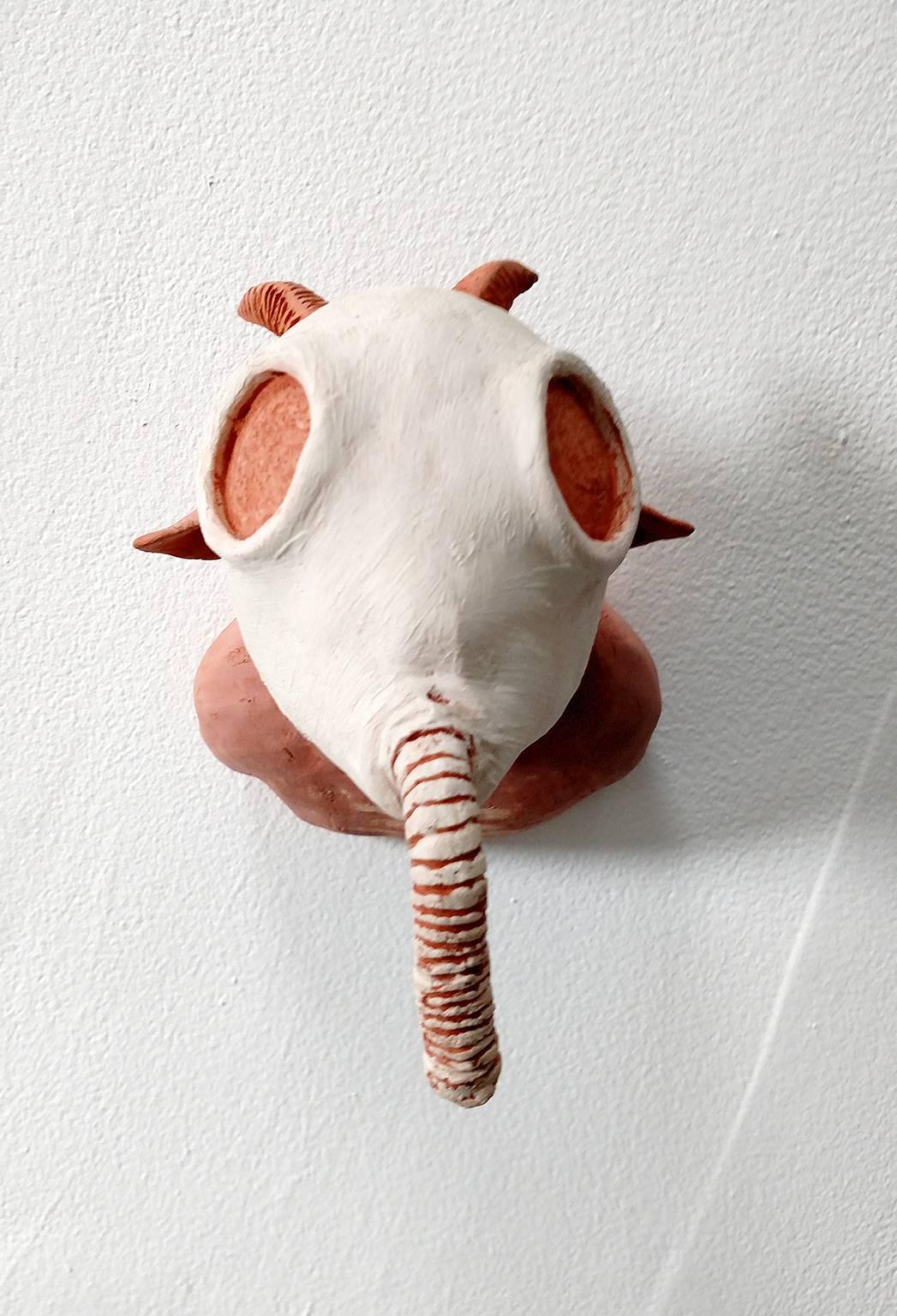 Kenjiro Kitade Figurative Sculpture - Mask