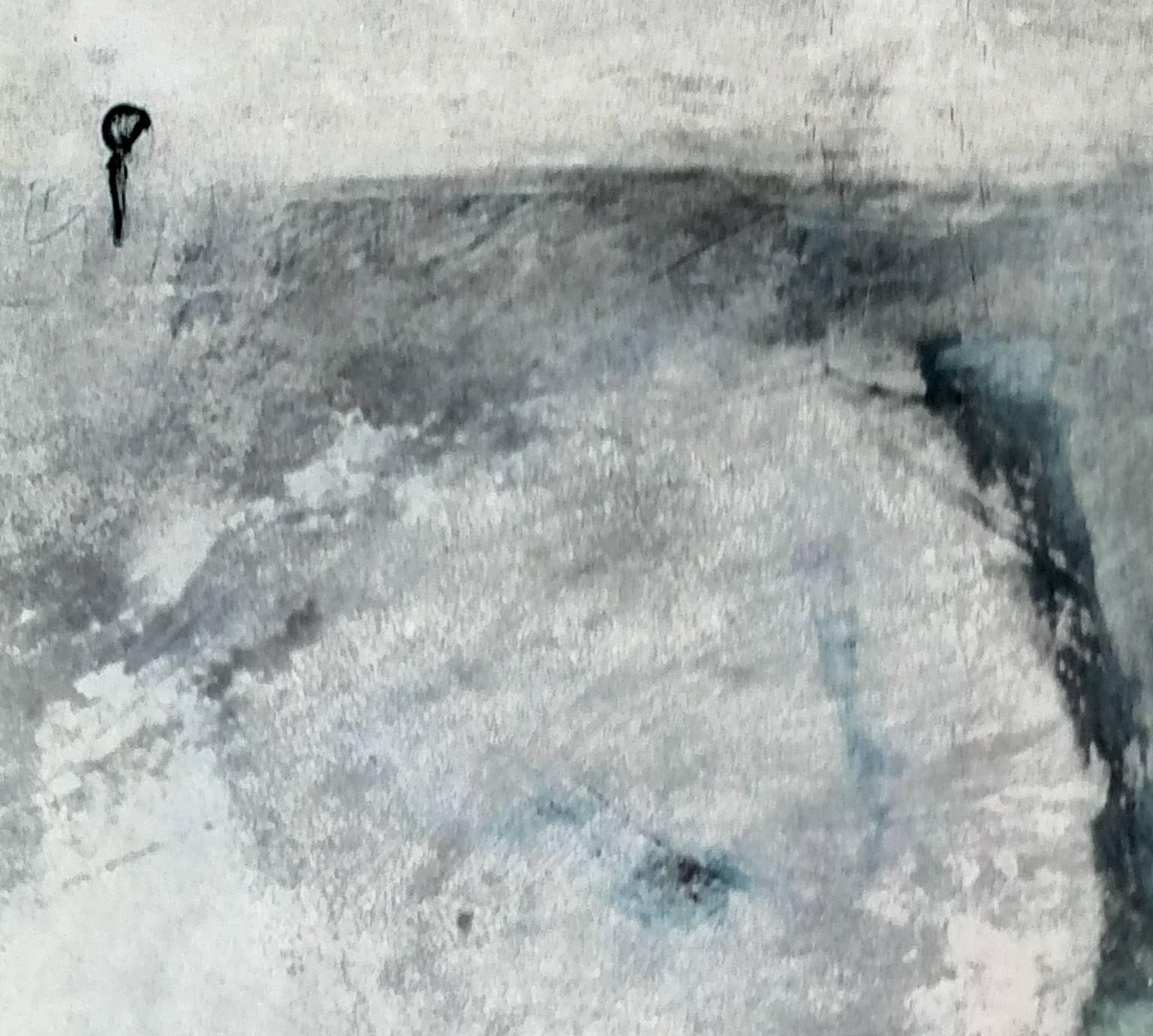 'Waters I' - Painting by Angelica Bergamini