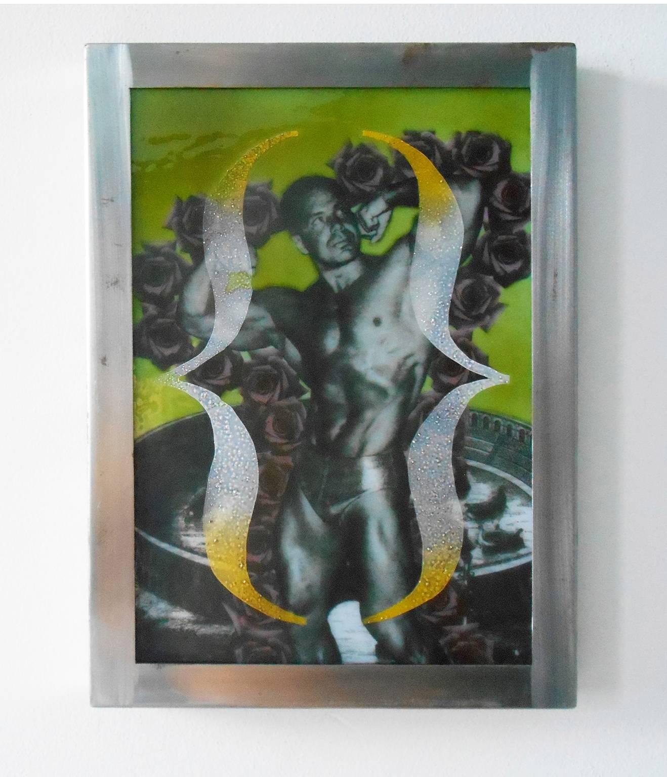 'Muscle Man' - Contemporary Mixed Media Art by Joseph Cavalieri