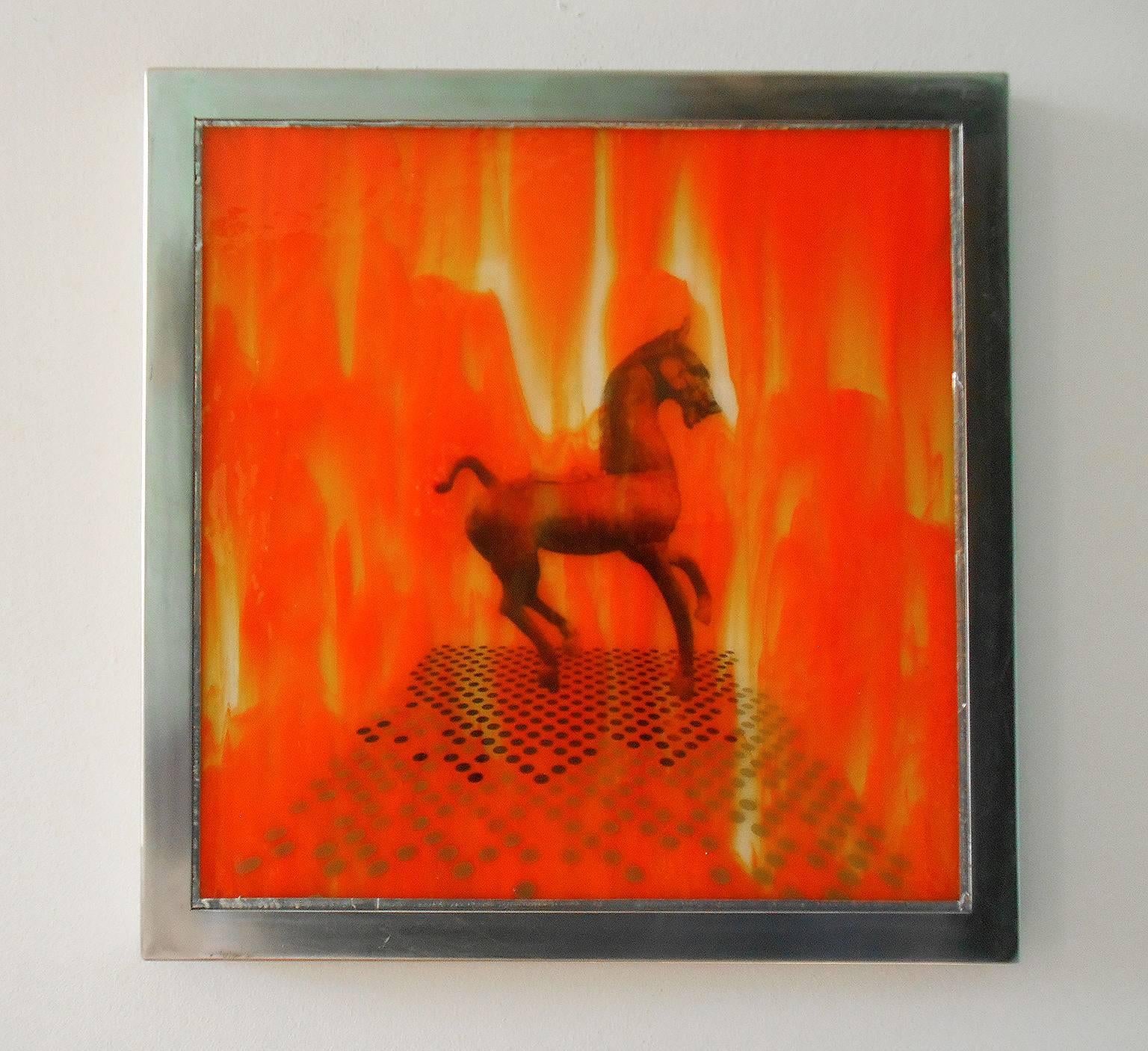 'Pfred' (Horse) - Contemporary Mixed Media Art by Joseph Cavalieri