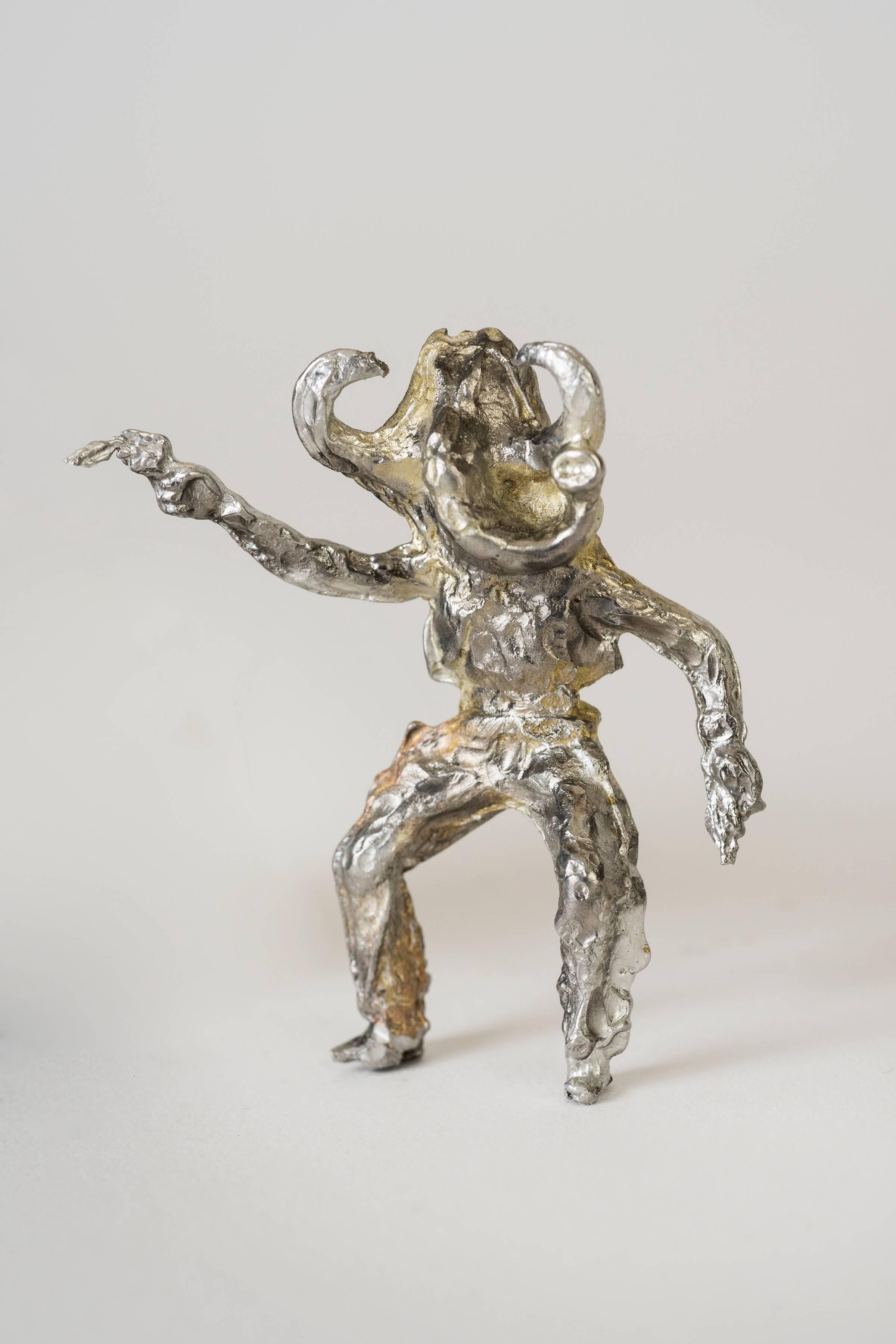 Joshua Goode Figurative Sculpture - 'Mammoth Cowboy'