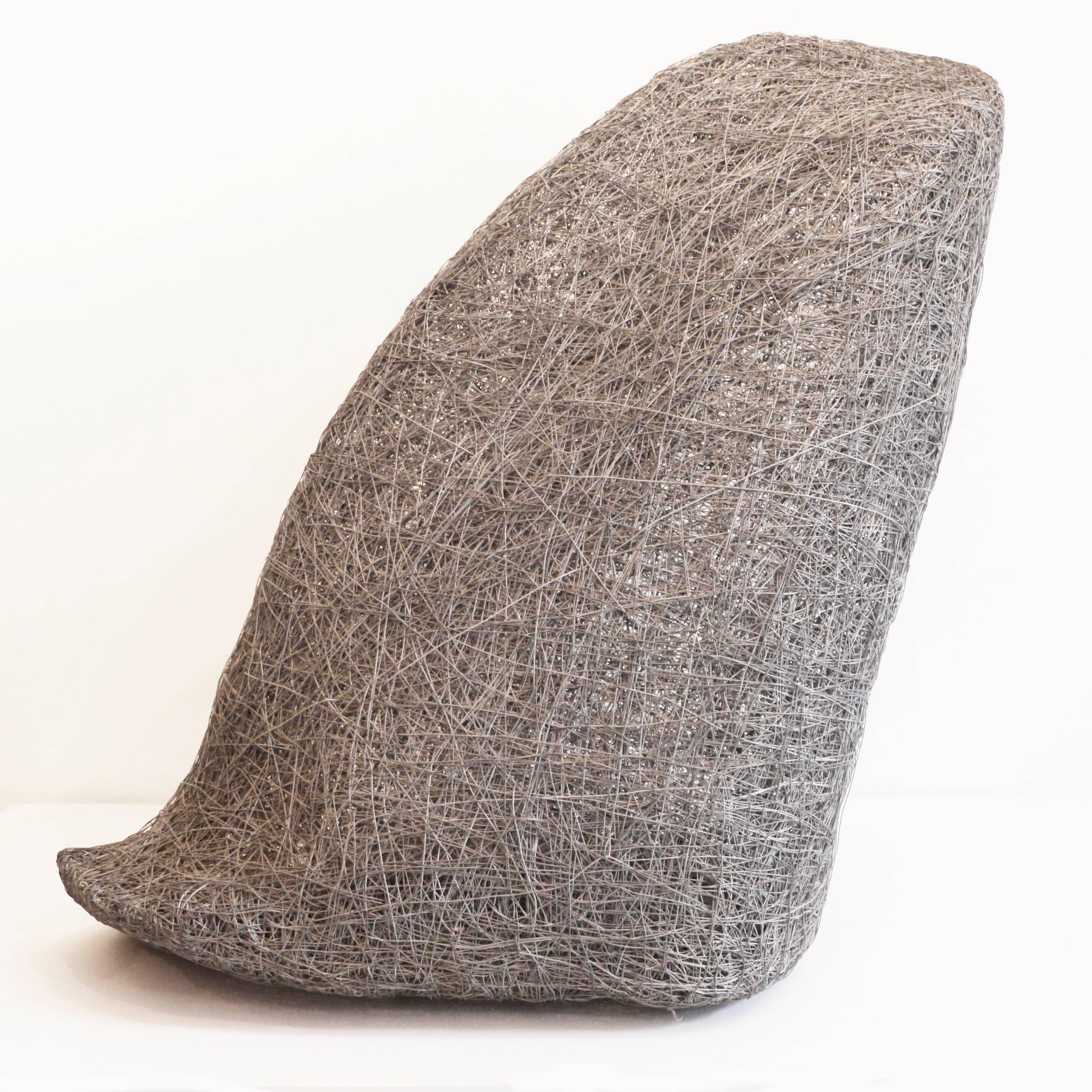 Sasso (Stone-Large) - Sculpture by Angelica Bergamini