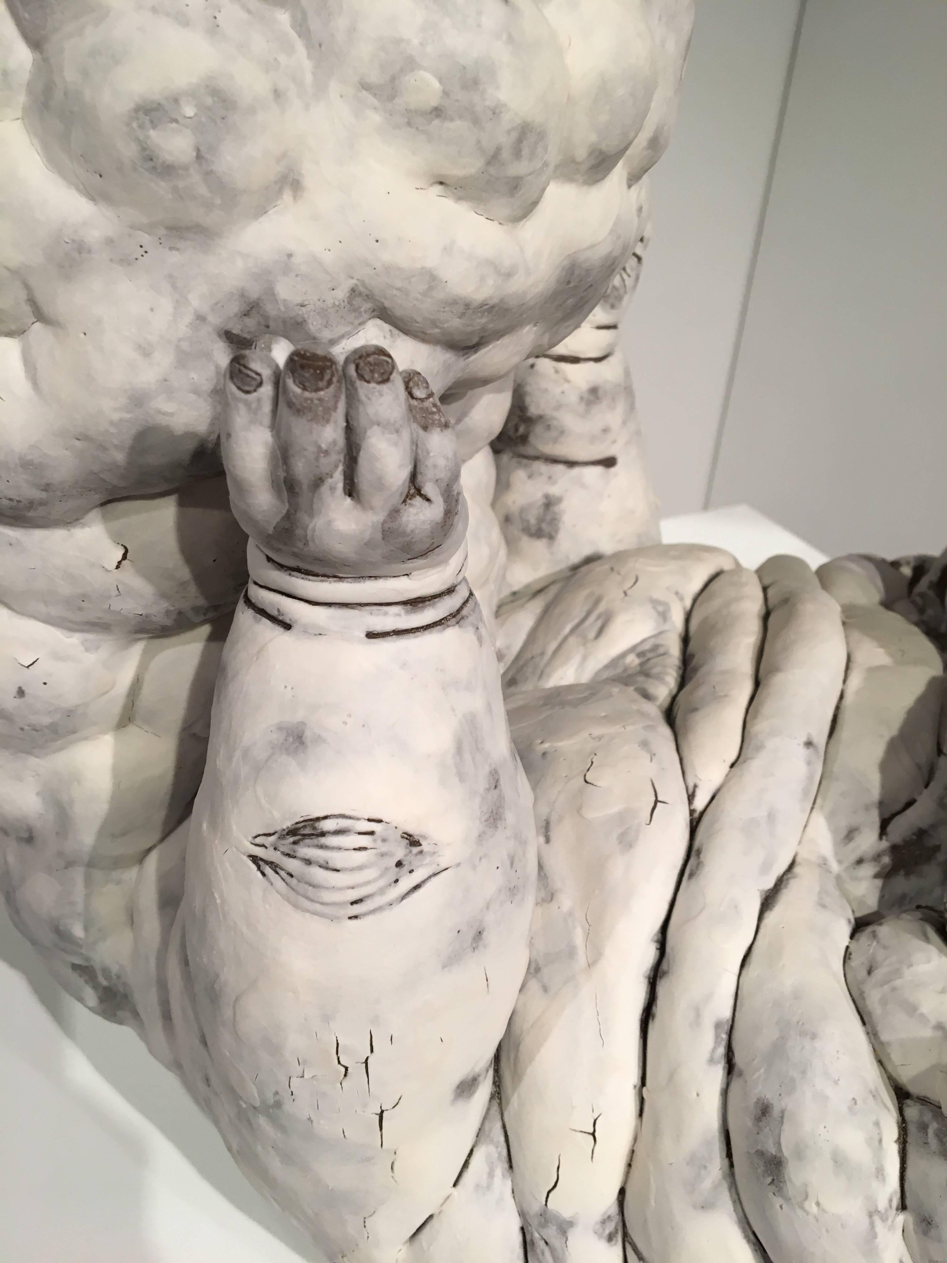 Figura de cerámica: 'Levantar' - Sculpture Contemporáneo de Kenjiro Kitade