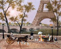 Les 12 vues de la tour Eiffel, mars