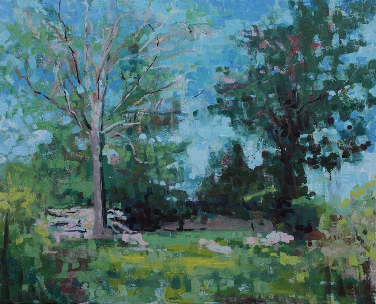 Brian Keith Stephens Landscape Painting - You Know What I Like, oil paint on canvas