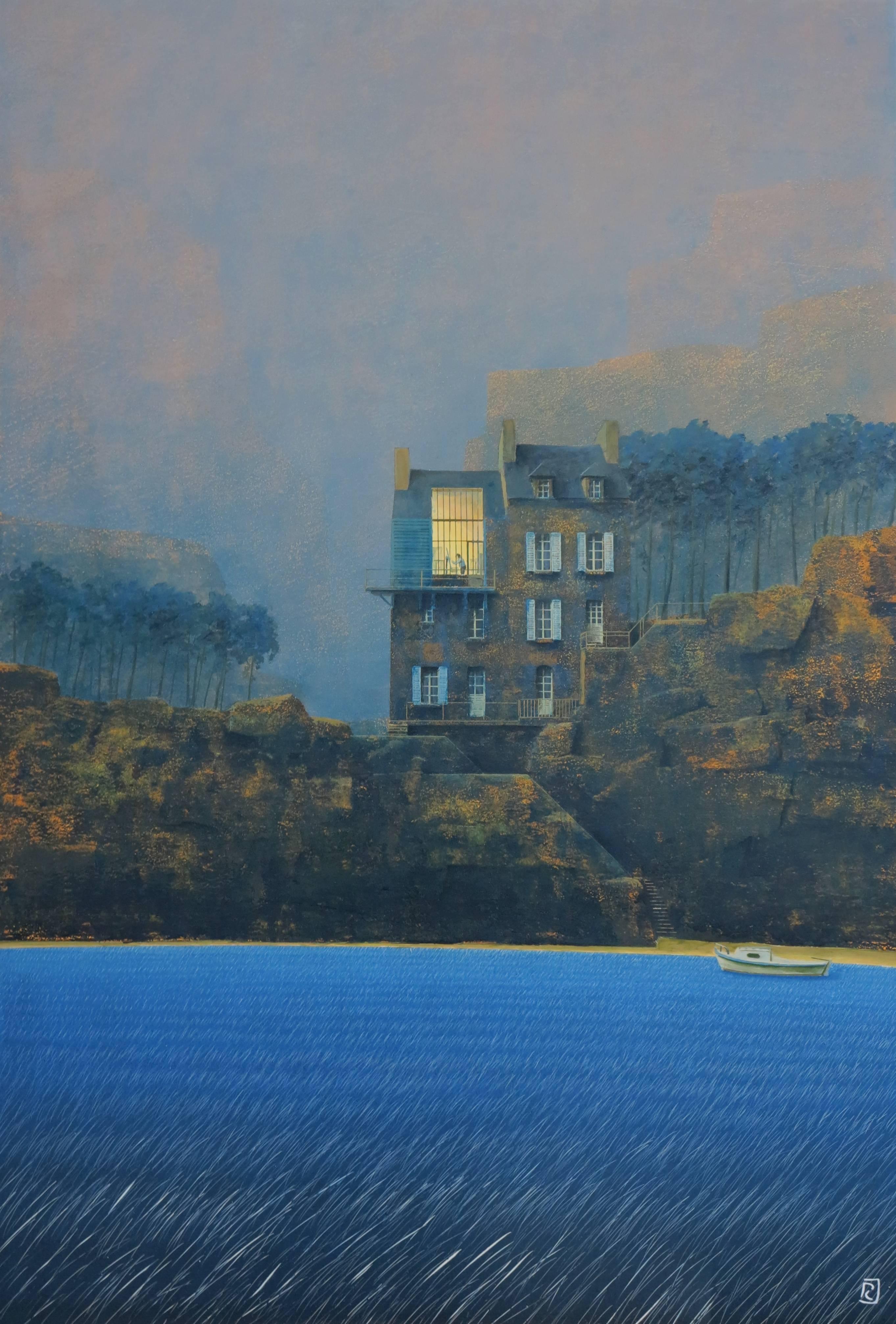 Philippe Charles Jacquet Landscape Painting - Le Peintre