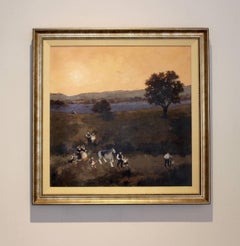 Les Derniéres Lavandes, Acrylic Paint on canvas