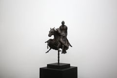 Broken Carnival, bronze sculpture