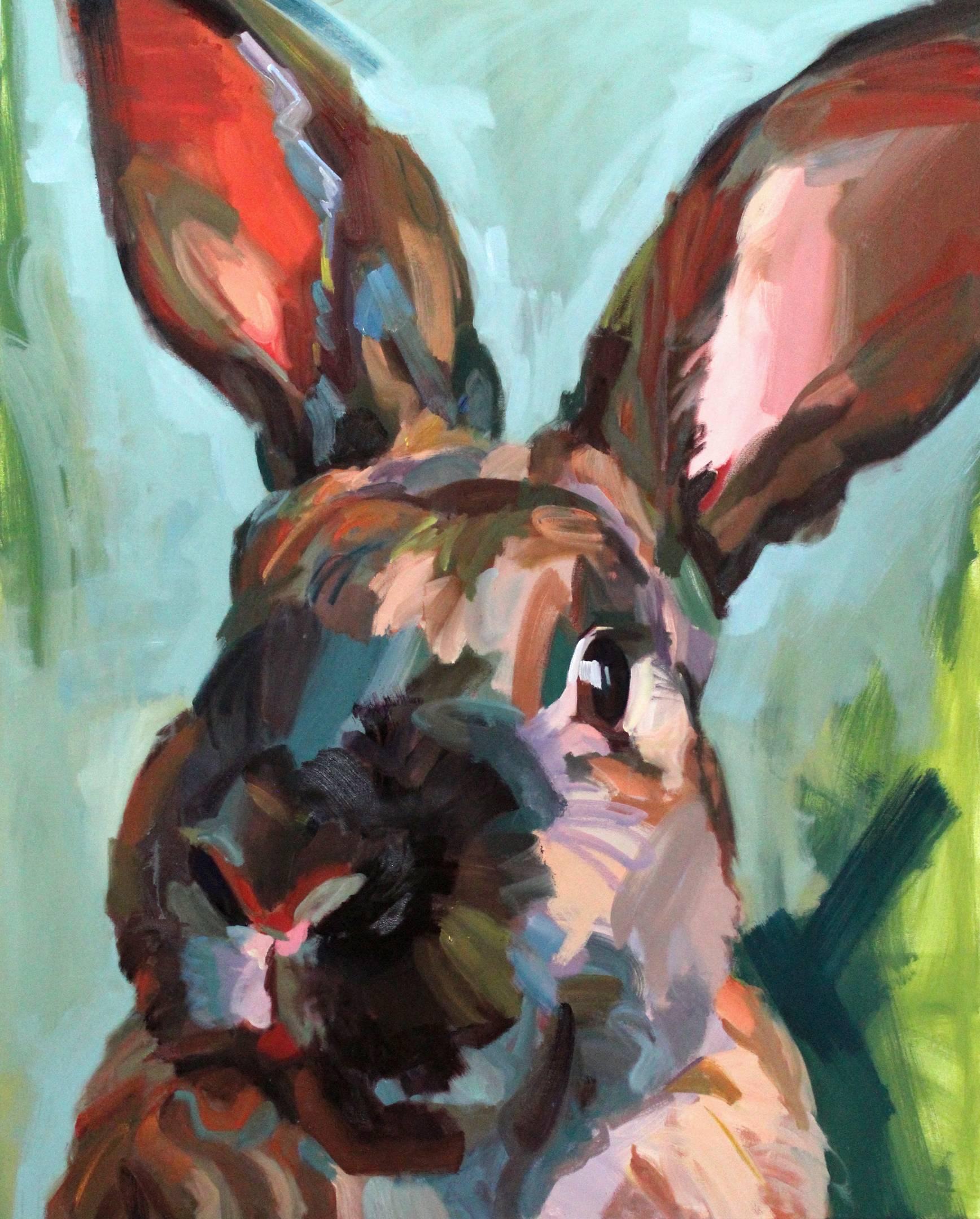 Jo Hay Animal Painting - Gilly