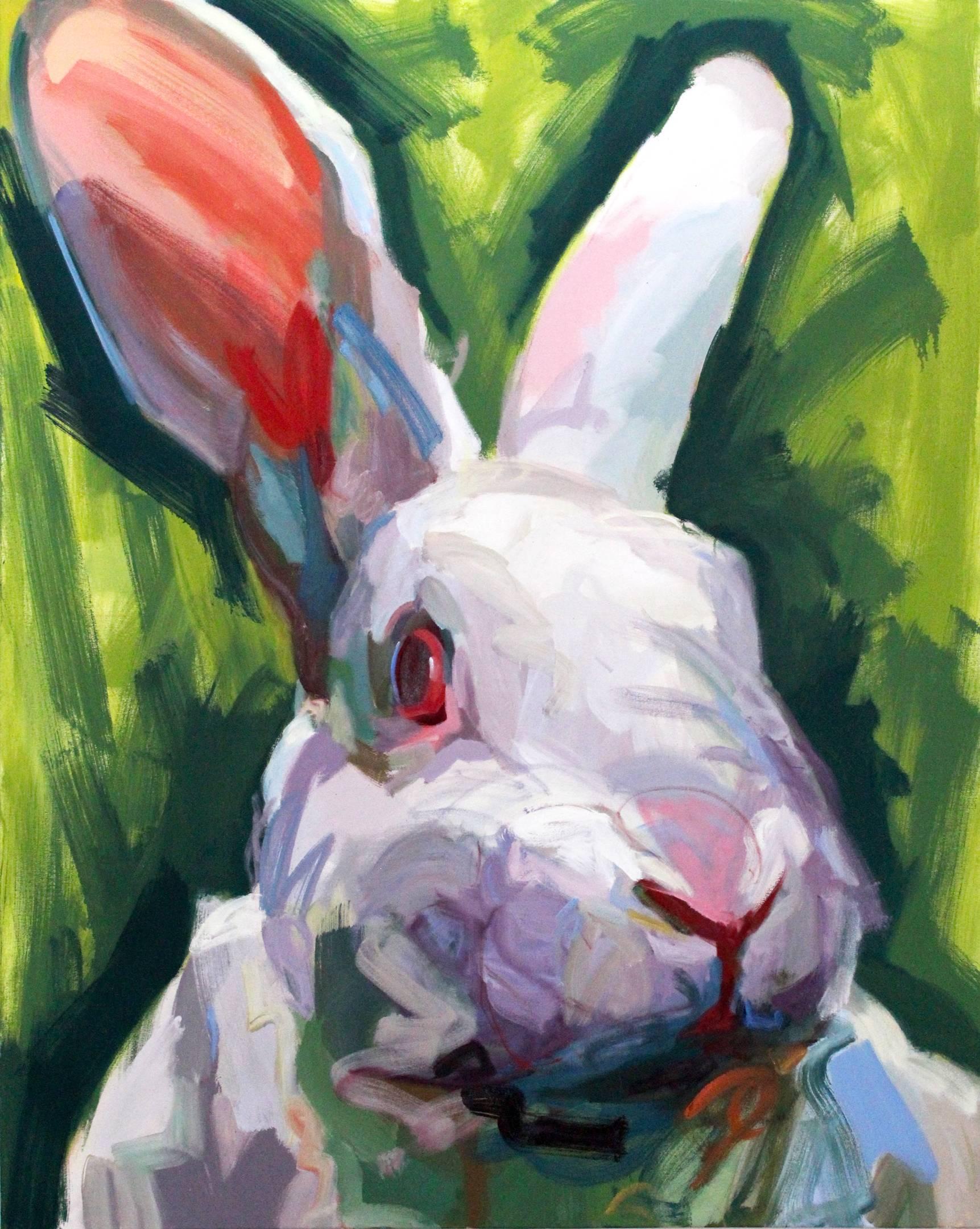 Jo Hay Animal Painting - The Thin White Duke