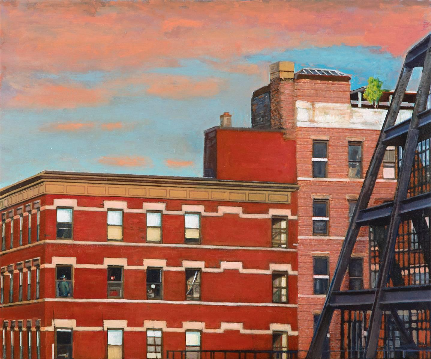 Serge Strosberg Landscape Painting - Hopper Highline