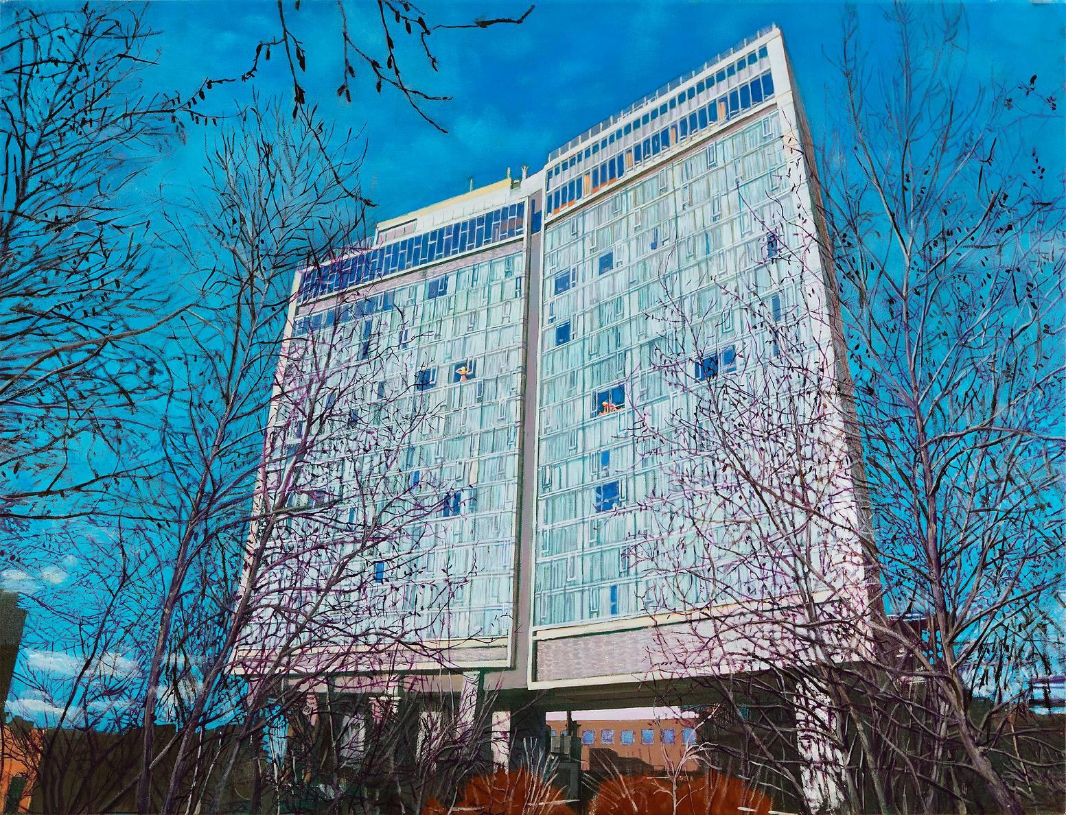 Serge Strosberg Landscape Painting - The Standard Hotel