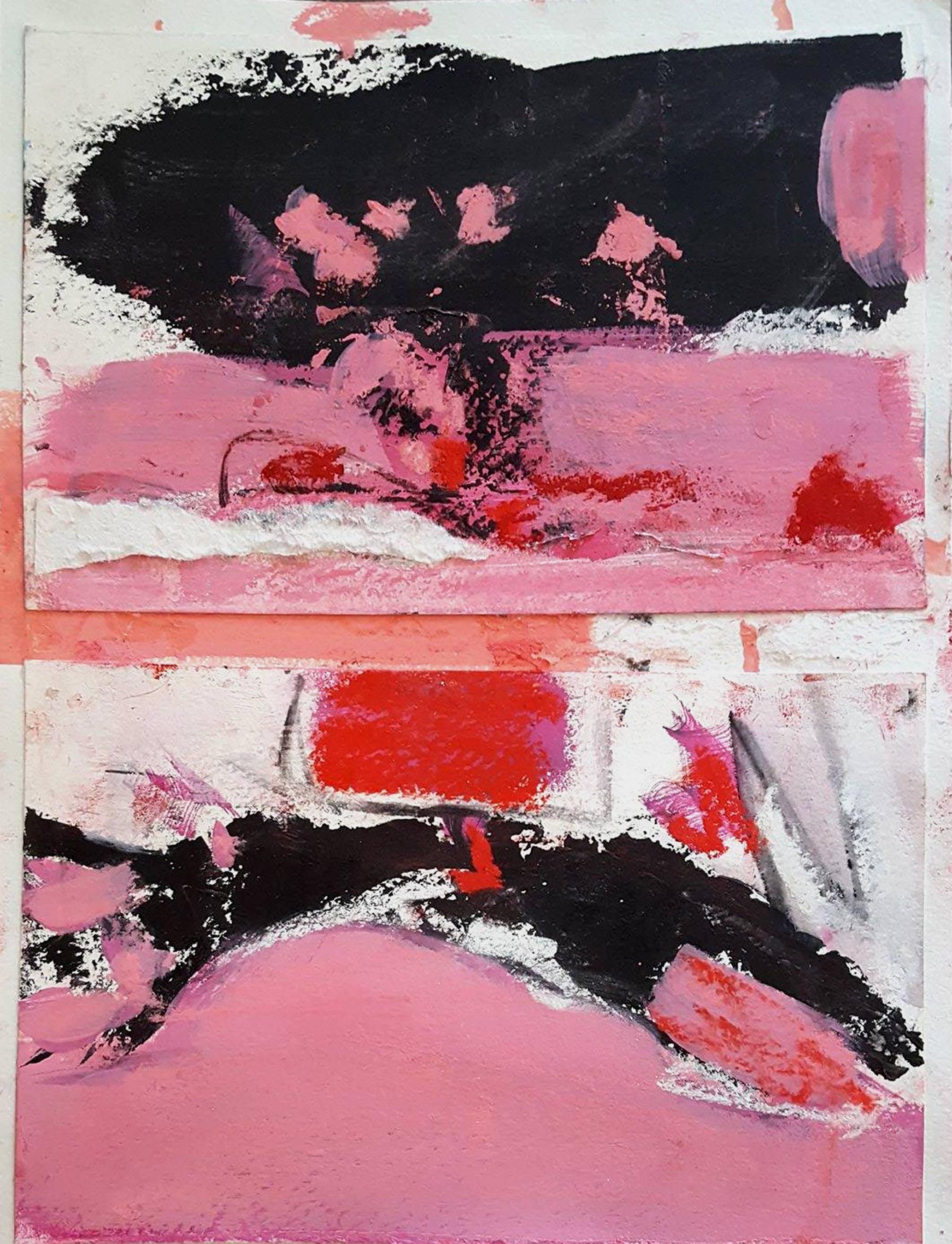 Susan Grissom Abstract Painting - Pink Stories No. 2