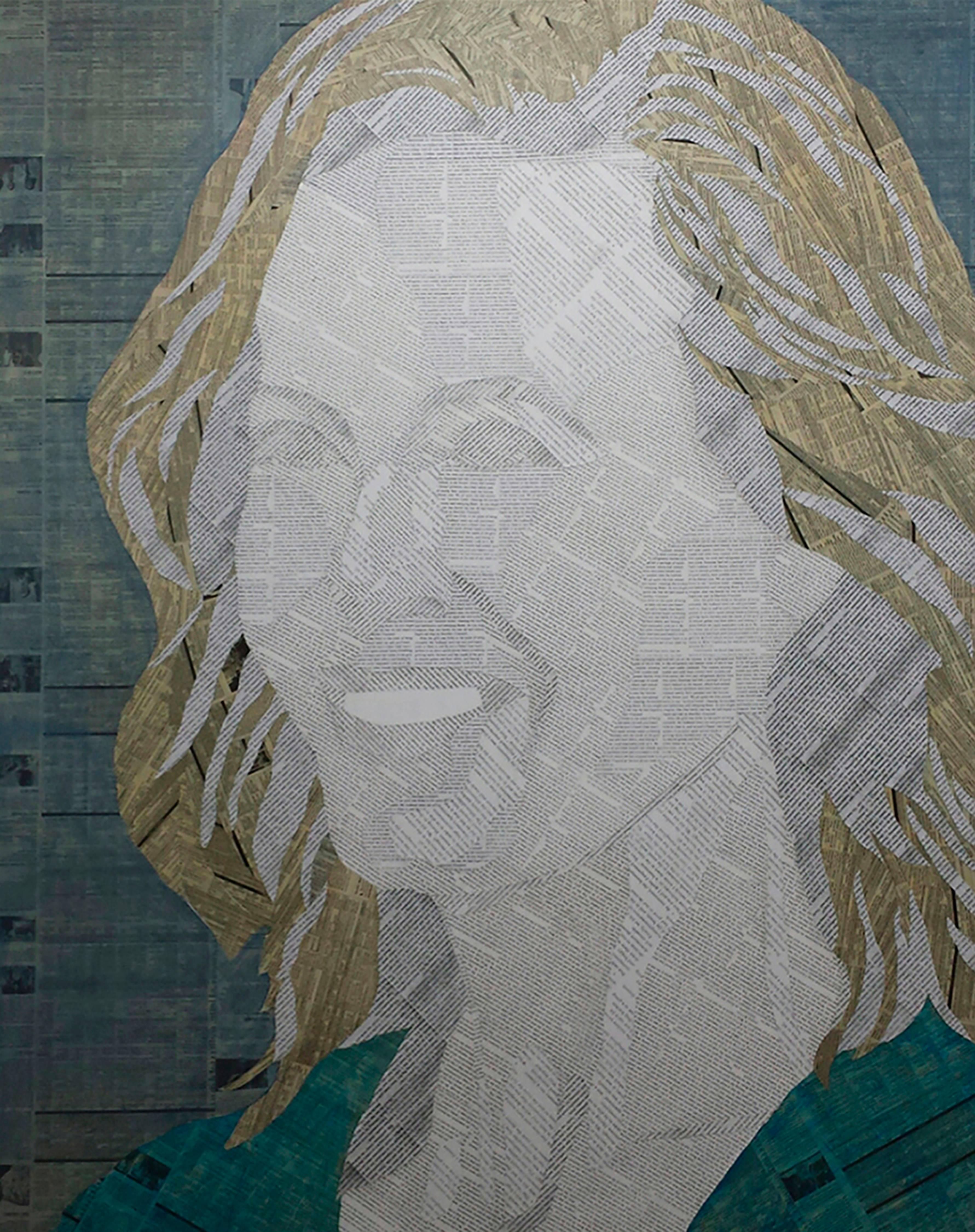 Chelsea Handler - Mixed Media Art by Geoffrey Stein