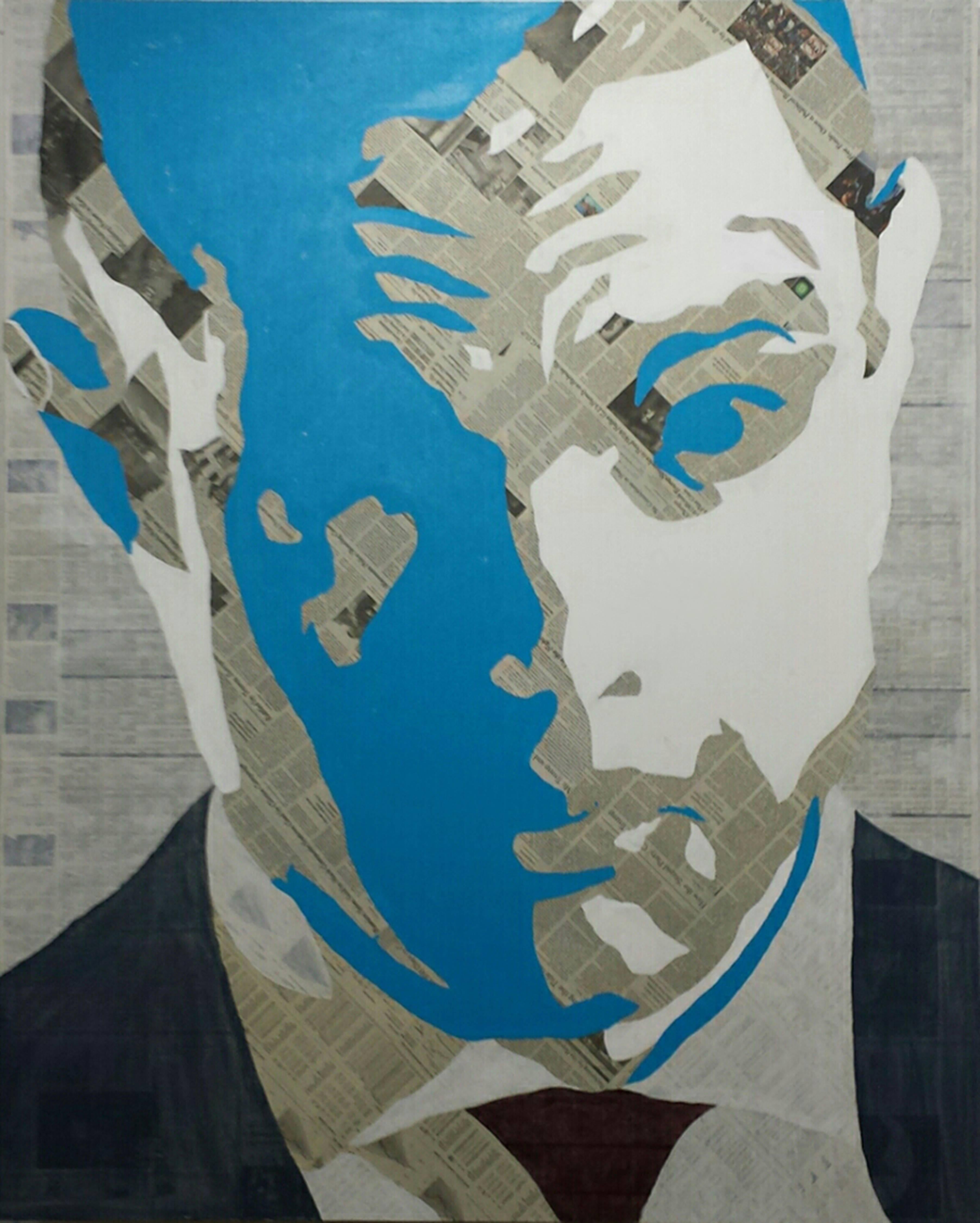 Trevor Noah - Mixed Media Art by Geoffrey Stein