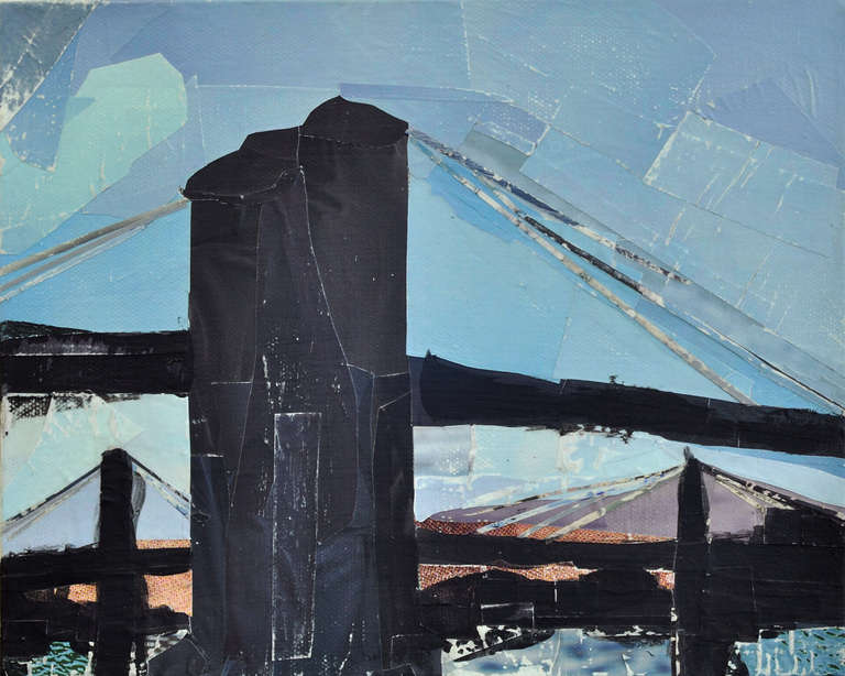 Geoffrey Stein Landscape Painting - Brooklyn Bridge