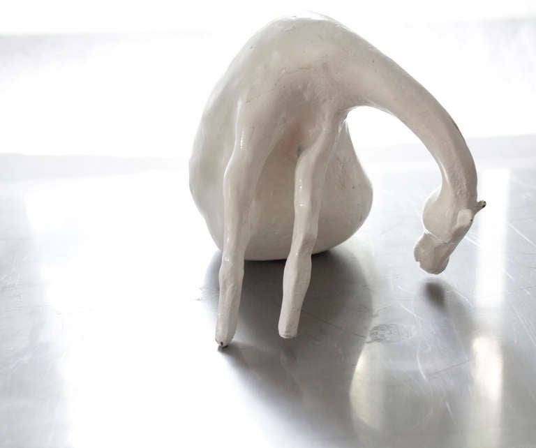 White Horse - Sculpture by Kathleen Griffin