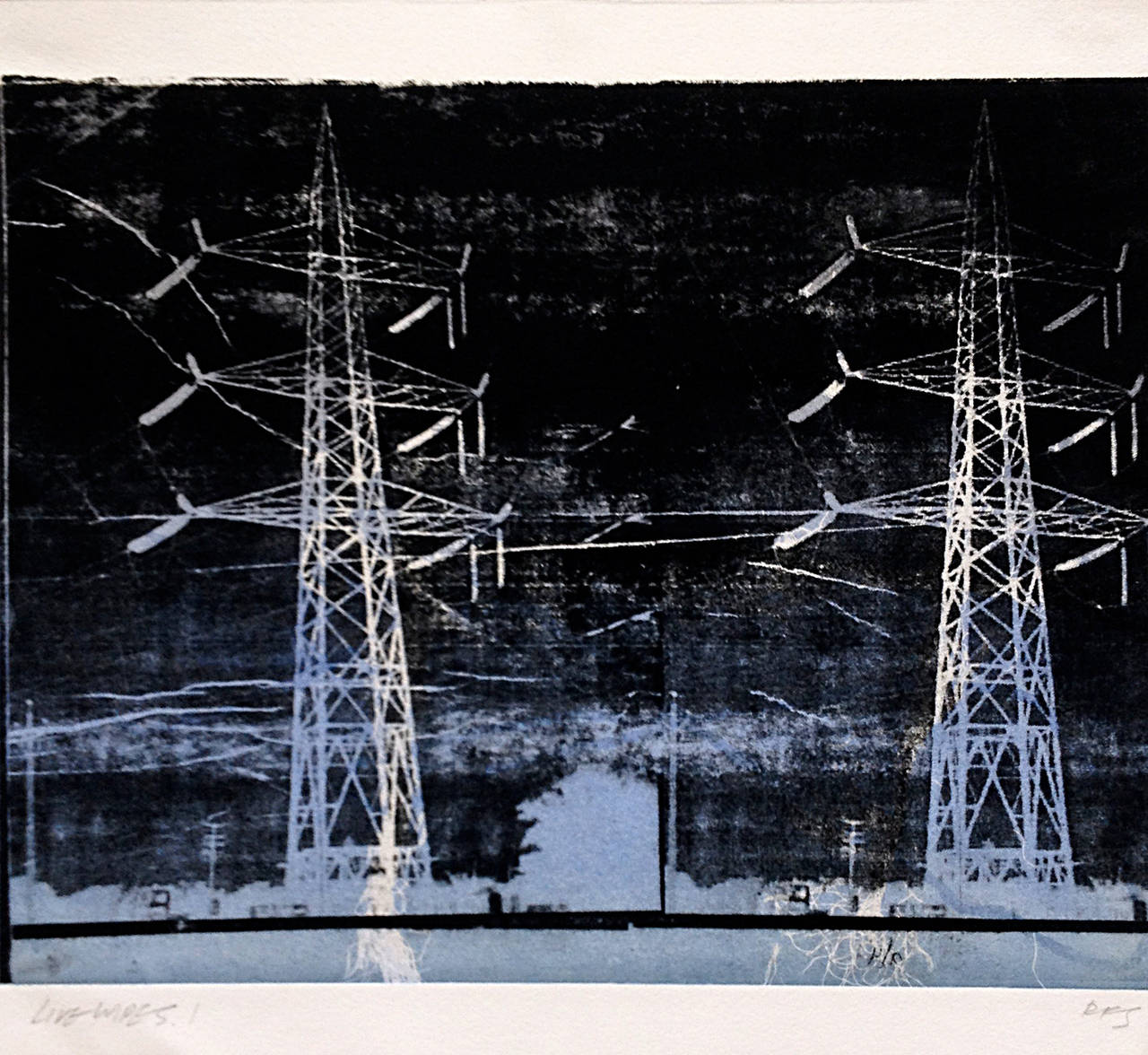 Live Wires I - Print by Roxanne Faber Savage