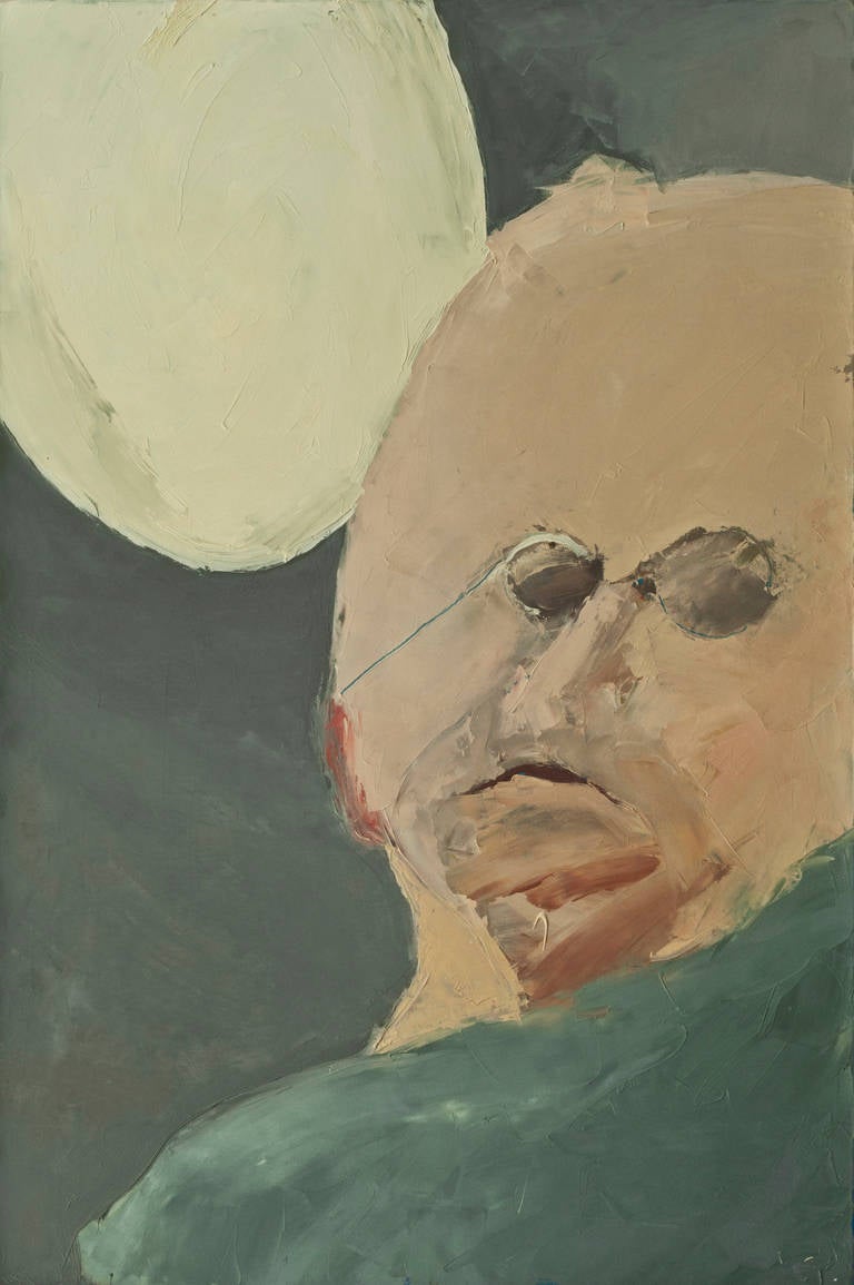 Freudian Self Portrait - Painting by Geoffrey Stein