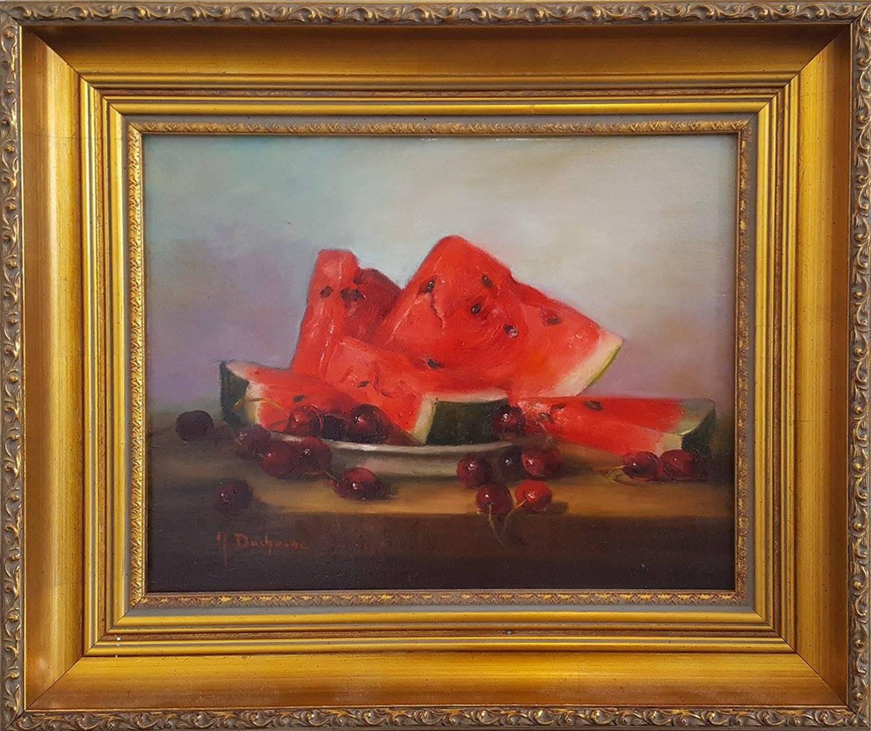 Watermelon - Painting by Mireille Duchesne