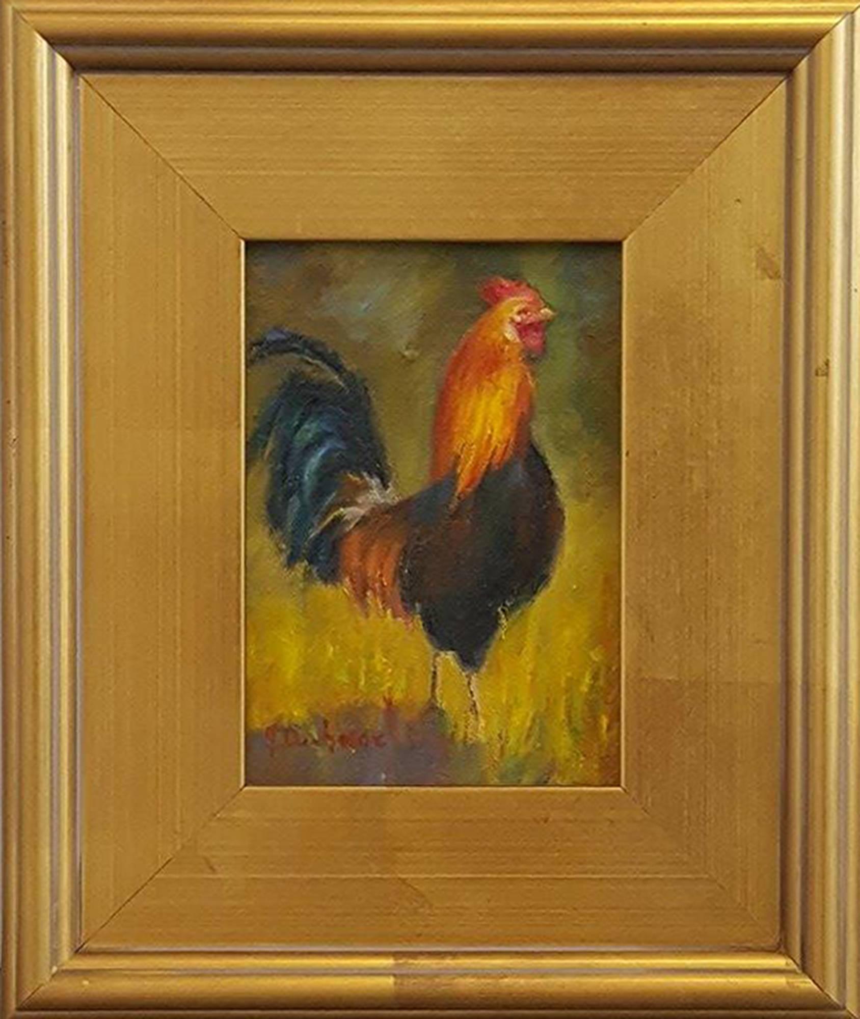 Chanteclair - Painting by Mireille Duchesne