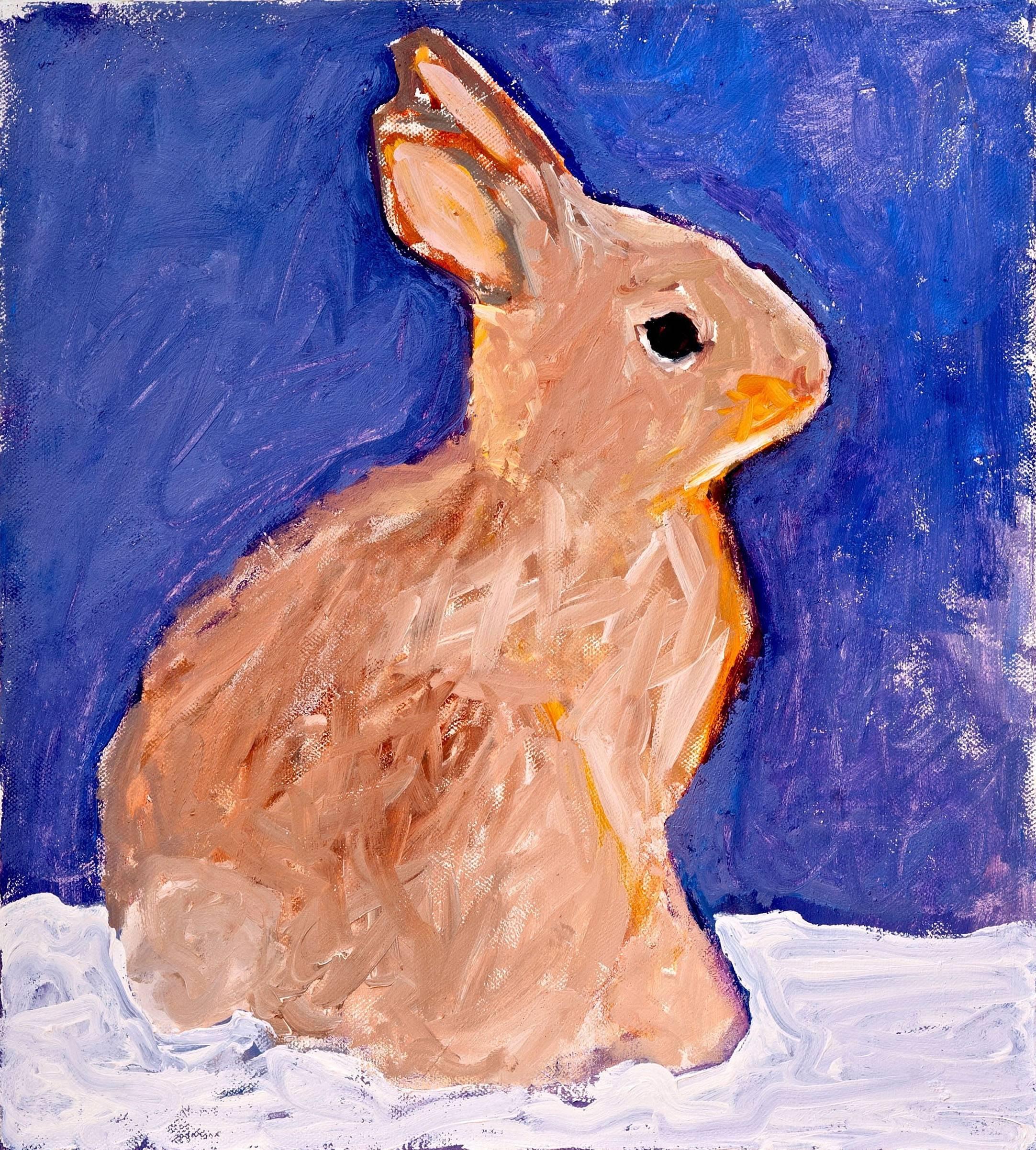 Betsy Podlach Animal Painting - Little Bunny 