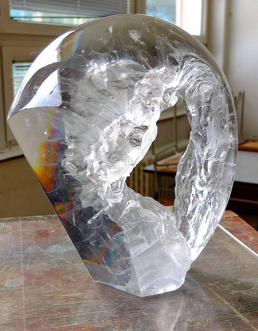 Petr Stacho Abstract Sculpture - Secret Iceberg