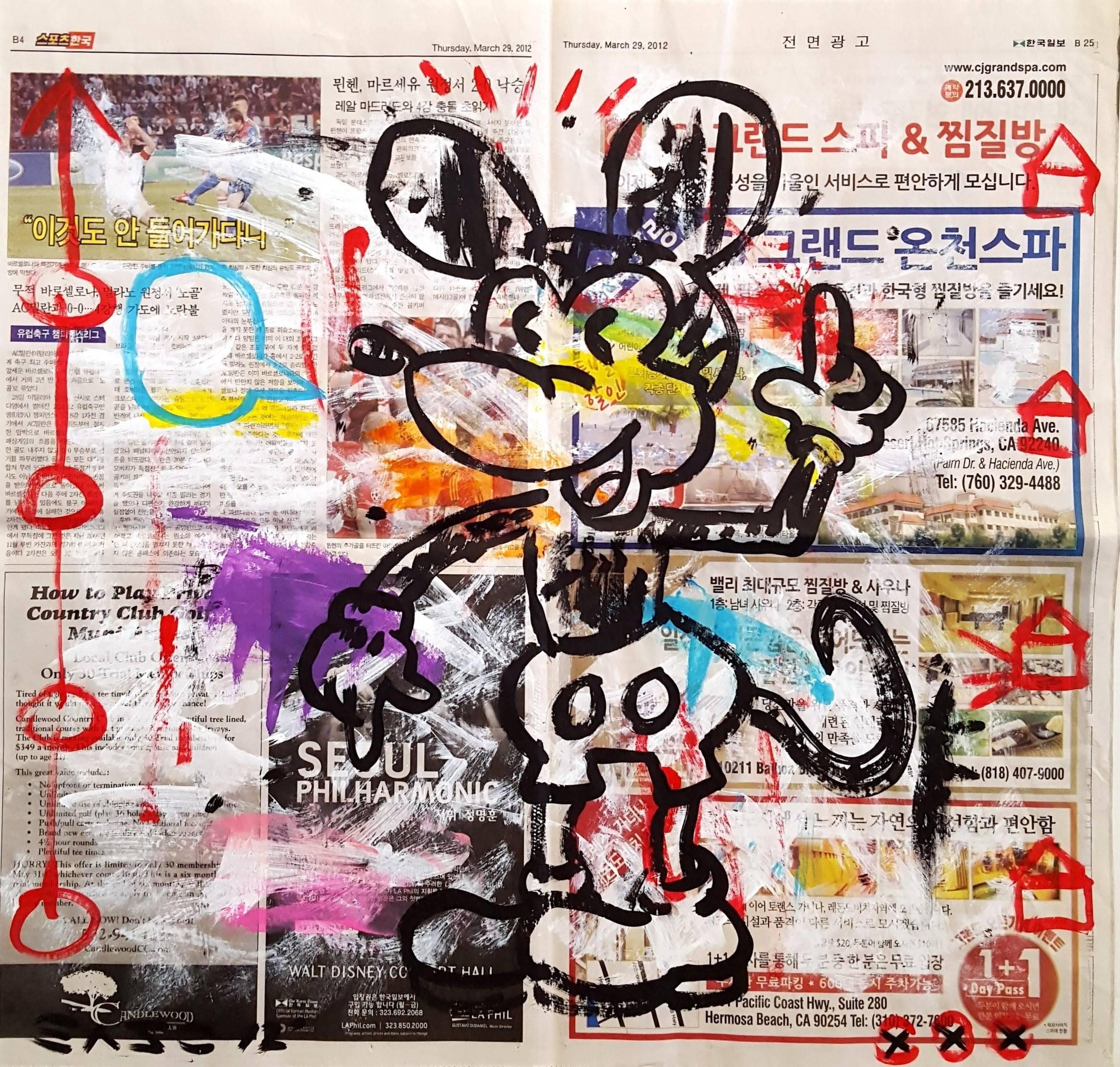 Mickey Knows Best - Mixed Media Art by Gary John