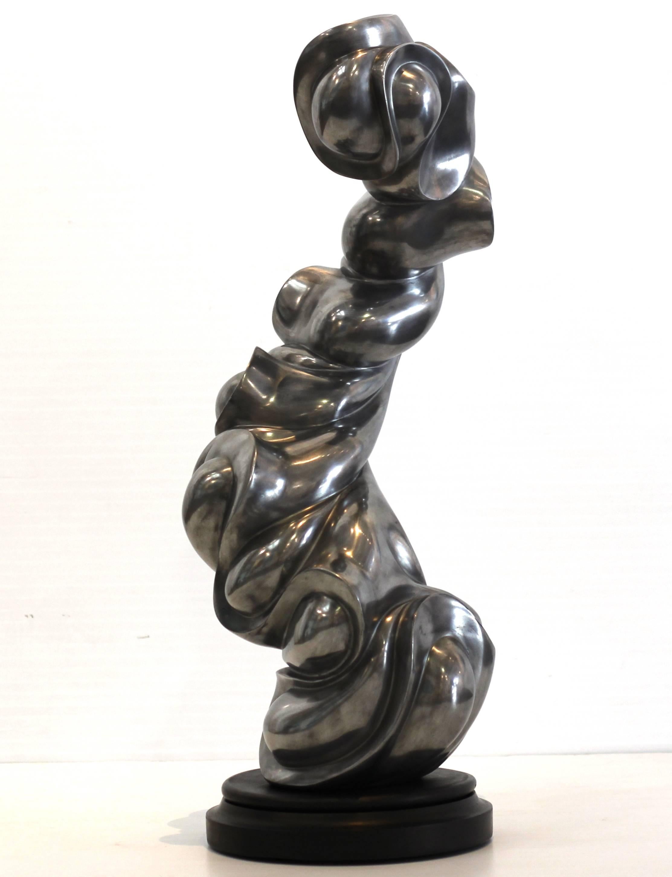 Fluctuation – Abstrakte Aluminium-Skulptur im Angebot 2