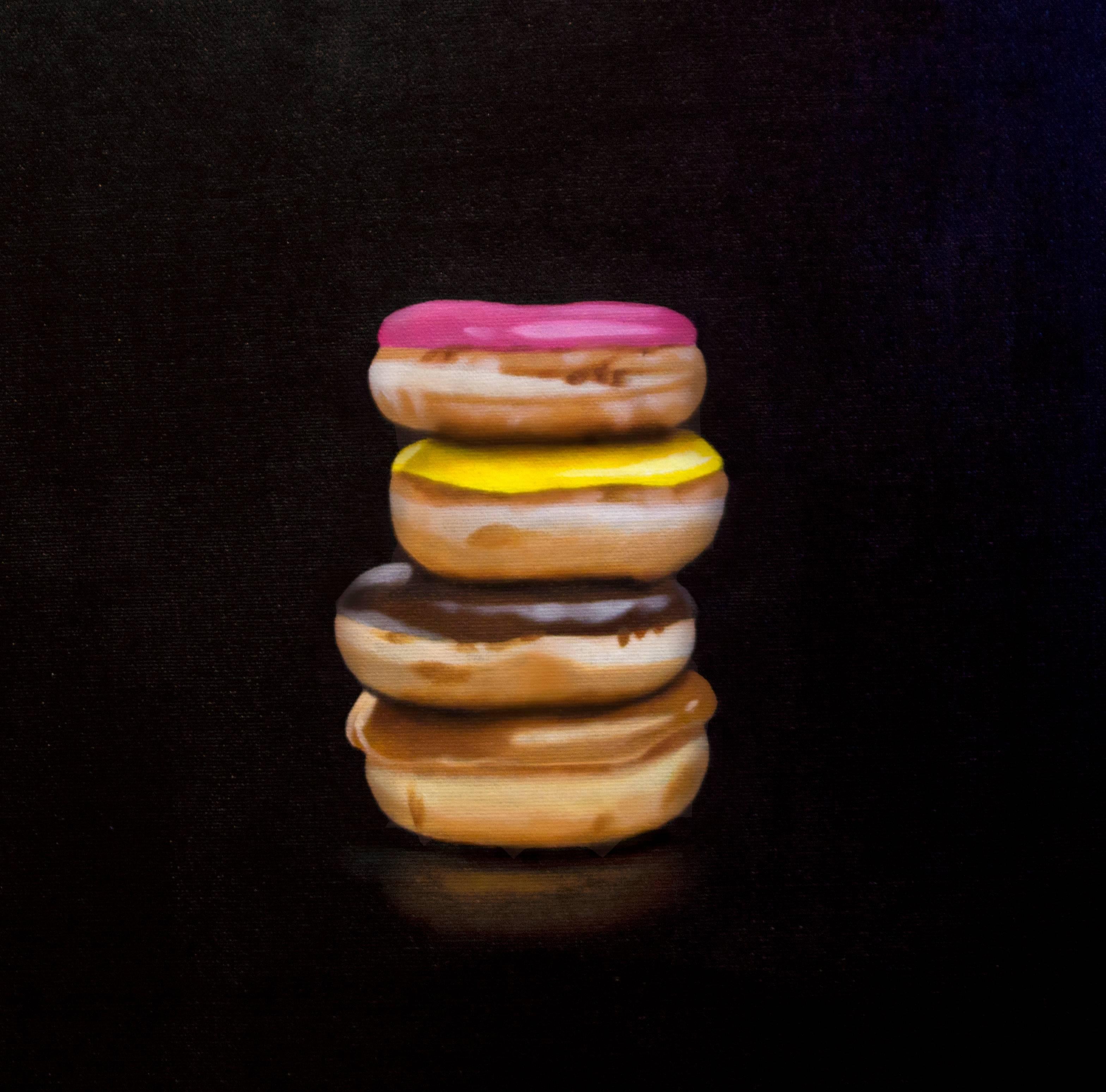 Erin Rothstein Still-Life Painting - Donuts