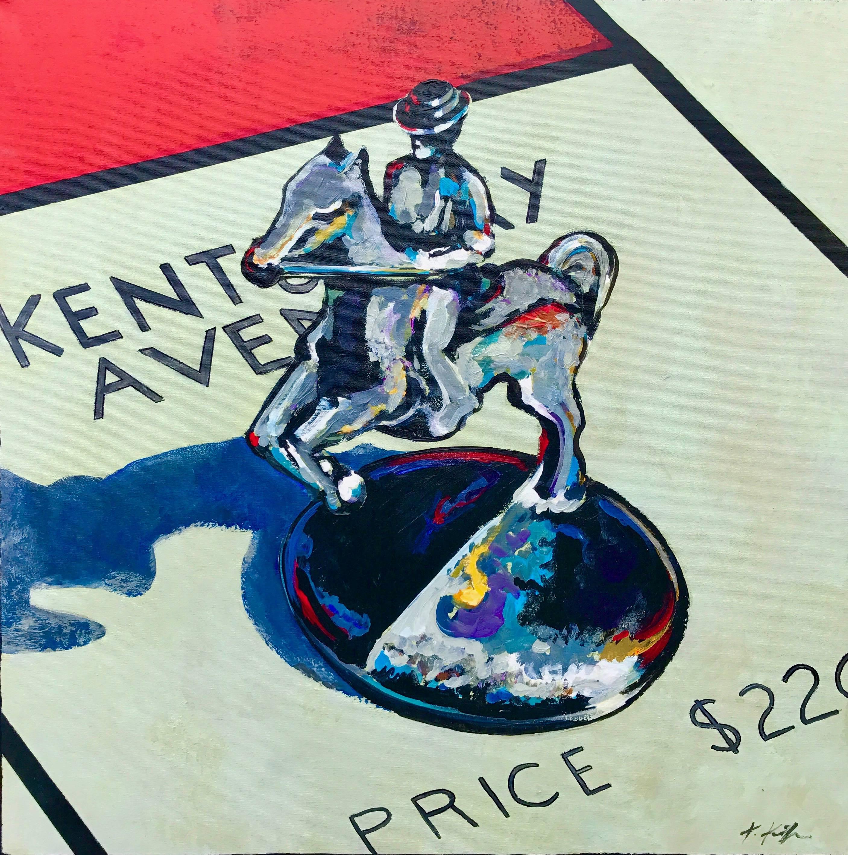 Kathleen Keifer Figurative Painting - Kentucky Horse Rider