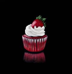 Used Strawberry Cupcake