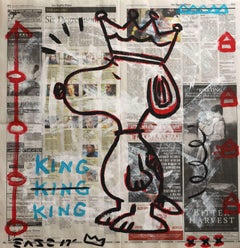 King Snoopy (Framed)